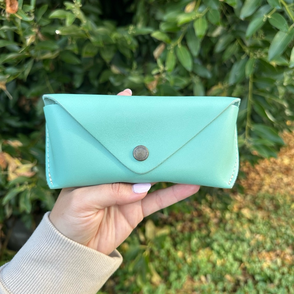 BNNU: Sunglass Case in Mint (Portland Leather Goods)